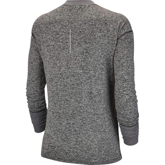 Nike Women's Element Running Top Black/Heather/Reflective Silver, Size XX-Large - Picture 2 of 5